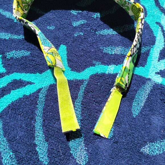 Vera Bradley Limited Edition Ladies Sun Visor - Retired Limes Up Pattern - Picture 6 of 7